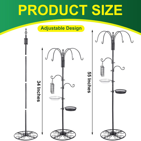 MorningRo plant hanging capability on the stand enables easy garden organization