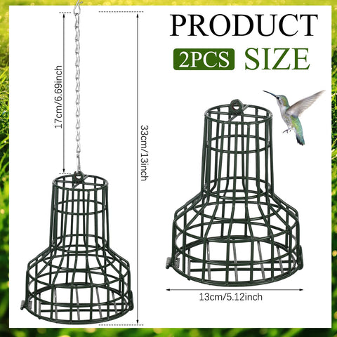 MorningRo seed bell on outdoor hanger showcases easy positioning for feeding