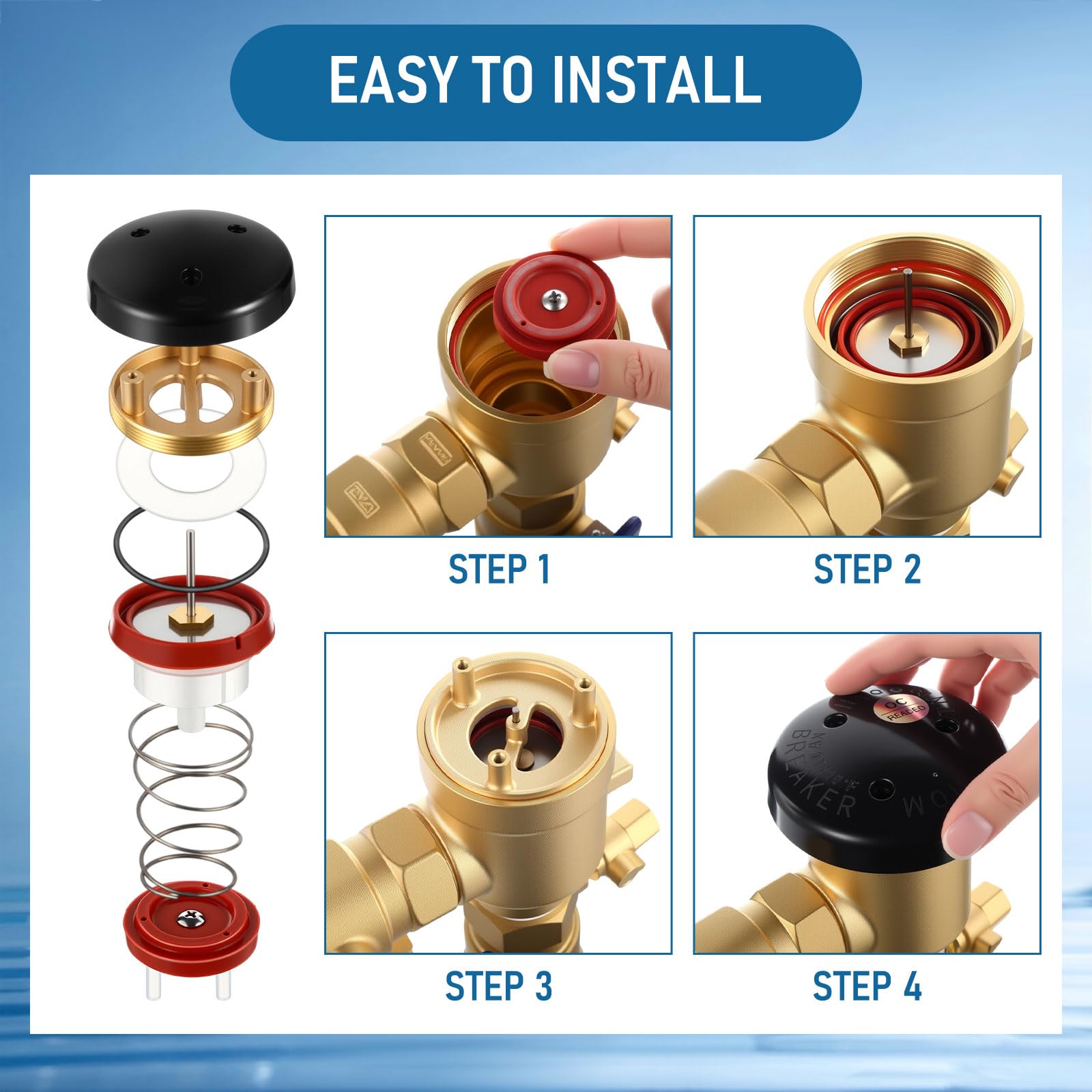 MorningRo stainless steel and rubber components ensuring long-lasting PVB performance