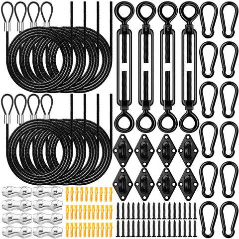MorningRo steel cables for shade sails provide secure tension and longevity
