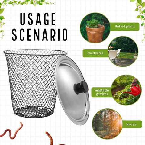 MorningRo lid-equipped units simplify composting by adding waste and letting worms work.