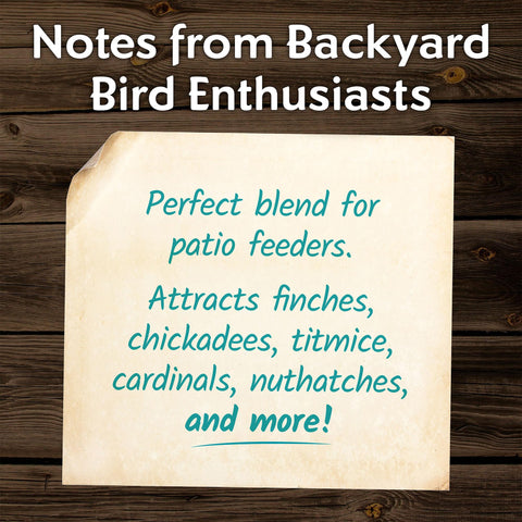 Morning Song high-energy mix fuels birds for year-round outdoor feeding