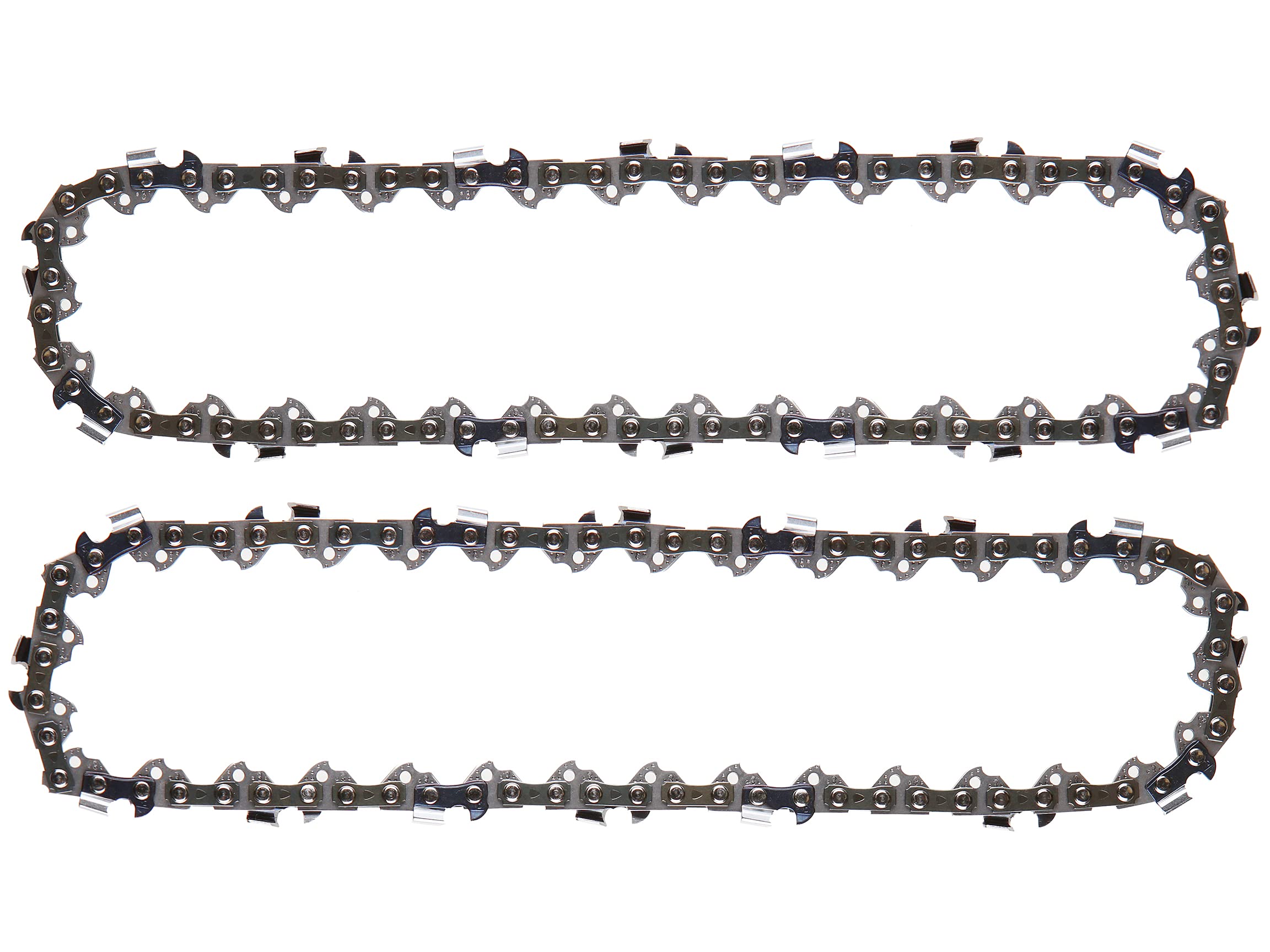 Morocca 2-pack chainsaw chain for Portland 9.5 inch models, ready for efficient cutting.