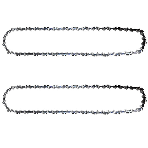 Morocca 2pc replacement saw chain for 18 inch bars enables precise cuts