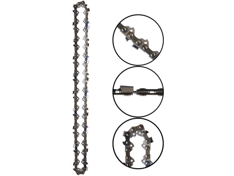 Morocca 3pc 10-inch replacement chain for Ryobi Homelite UT-43160 enables quick maintenance.