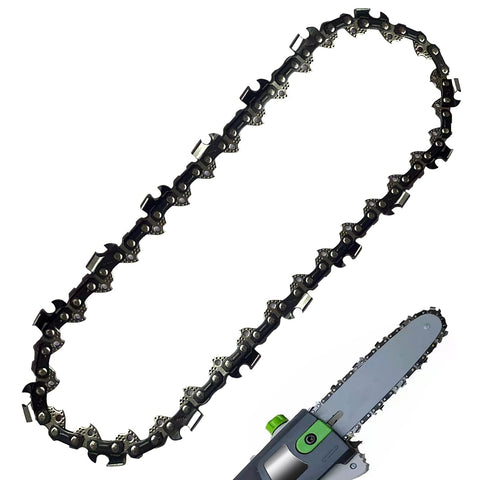 Morocca 9.5 inch bar compatible chain enabling efficient cuts on Harbor Freight saw.