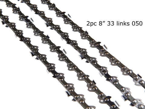 Morocca pole saw chain installed on bar for smooth operation.