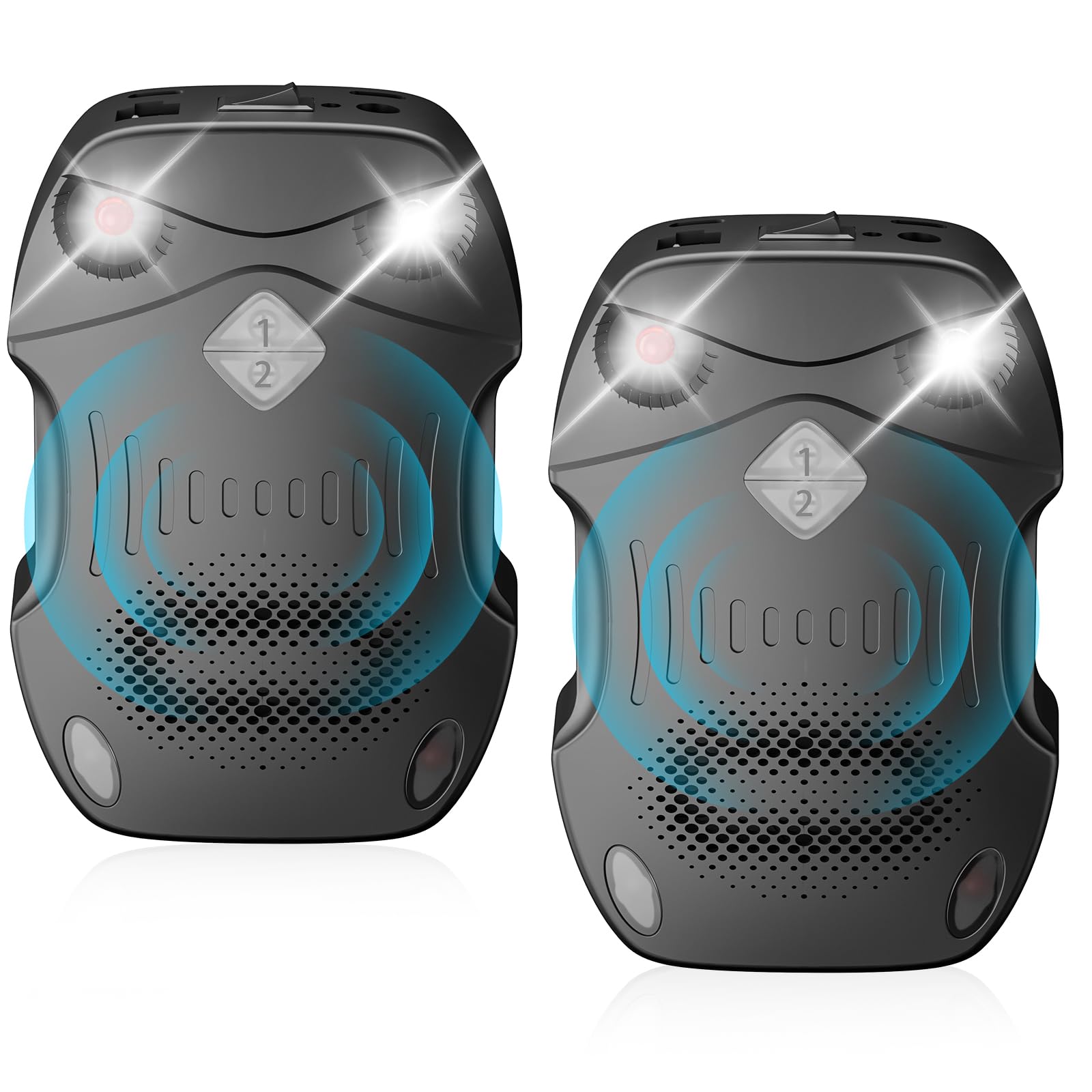 Morole dual ultrasonic rodent repeller for engine compartments deters nesting near wires