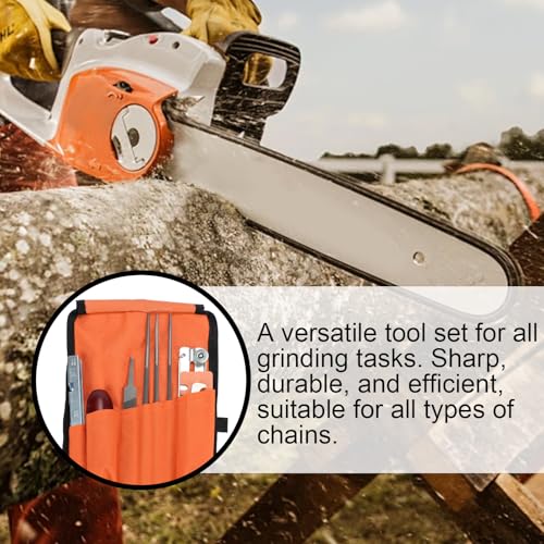 MORROWIND Chainsaw Sharpener Kit roll up pouch for portable storage