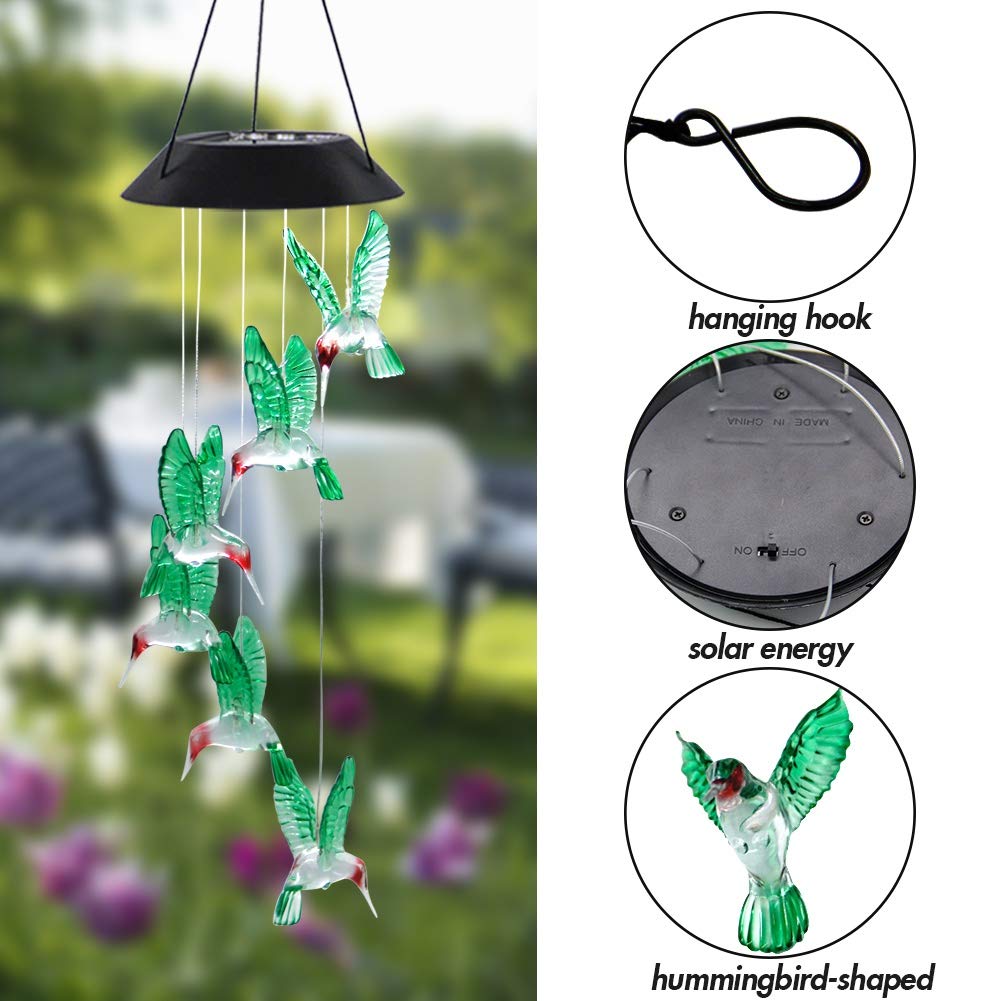MorTime solar-powered chime lights automatically at dusk.