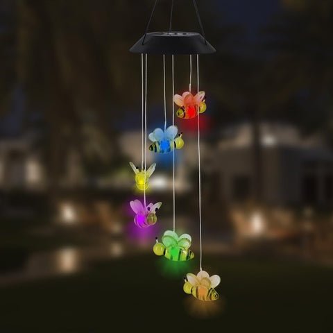 MorTime wind chime auto-activates when darkness falls via the light sensor
