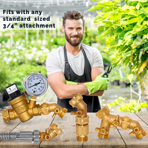 Morvat ¾ inch FHT x MHT adapter connects standard fittings reliably.