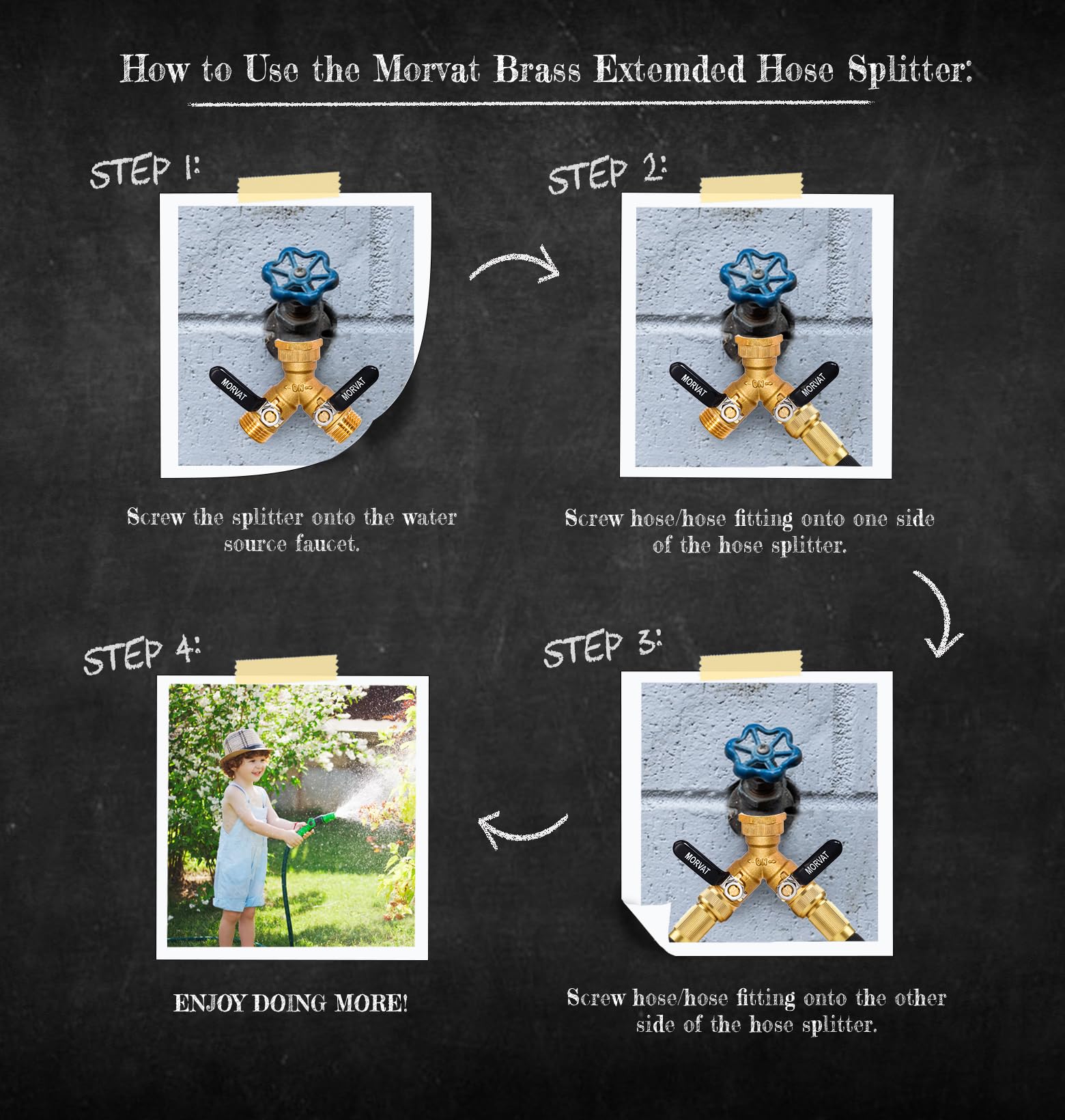 Morvat heavy-duty connector ideal for reliable garden irrigation