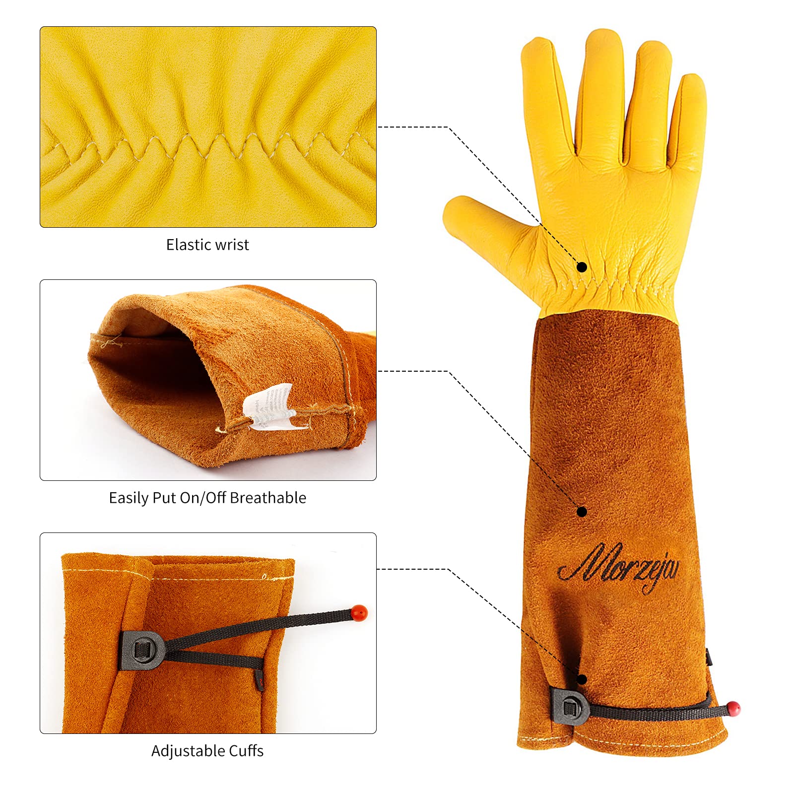 Morzejar all-season breathable gloves keep hands comfortable year-round.