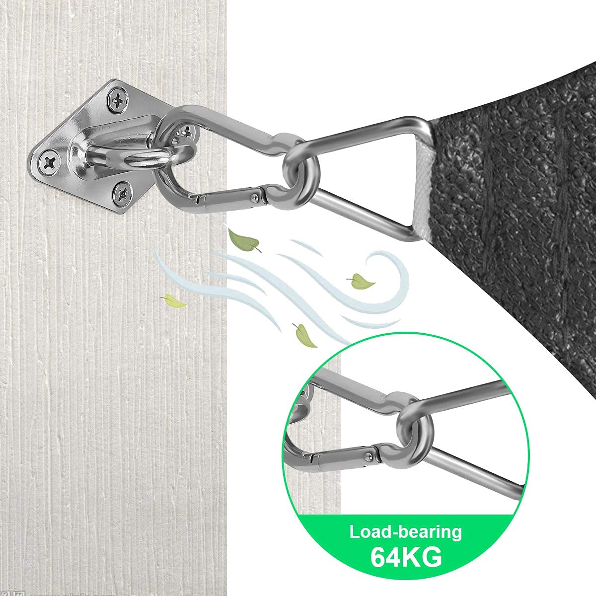 Morzejar 6in screws with durable threads for sturdy deck mounting.