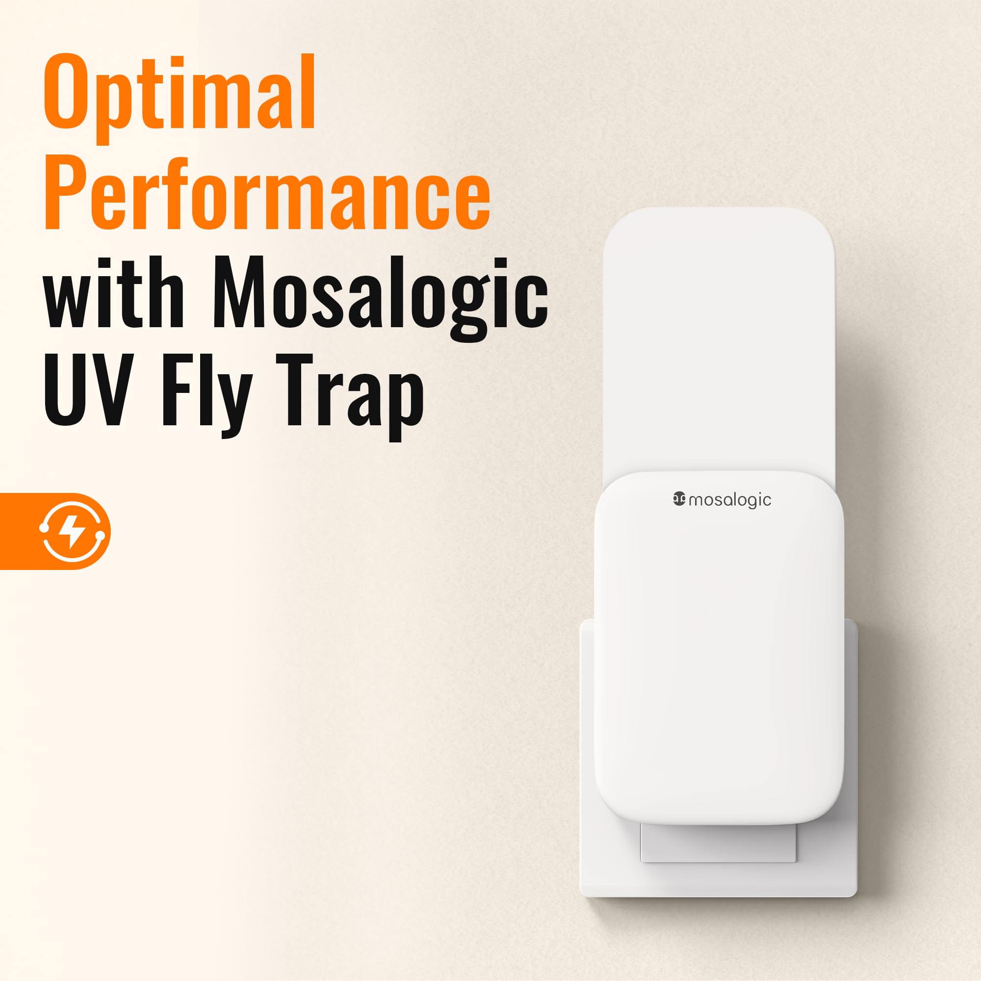 Mosalogic refill adhesive card ready for convenient indoor trapping