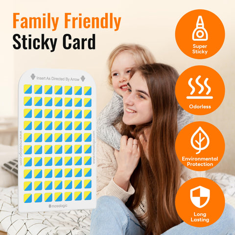 Mosalogic glue cards 10-pack shown, no device required for setup