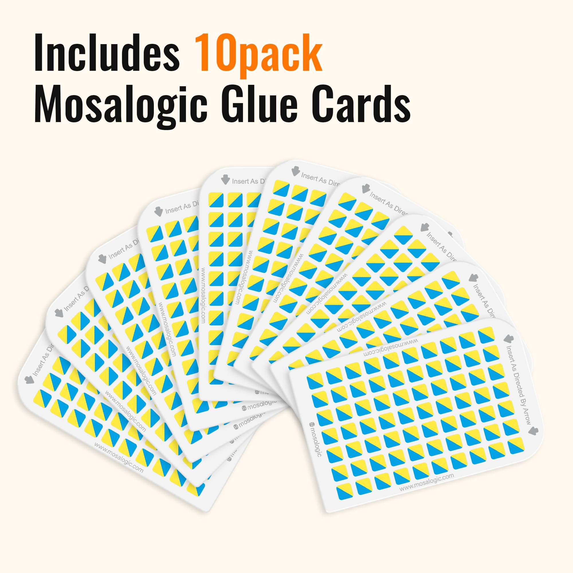 Mosalogic refill packaging display of a 10-pack for Mosalogic trap