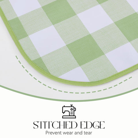 MOSAYT sage-green plaid adds a classic touch to cafes.