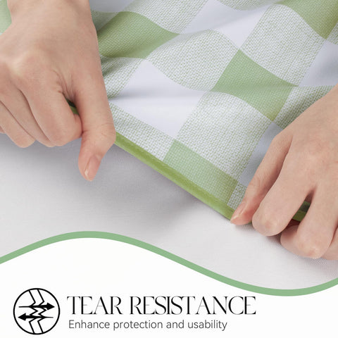MOSAYT rectangle tablecloth is perfect for picnics and camping.