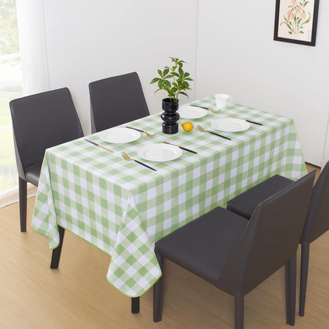 MOSAYT waterproof tablecloth keeps drinks from staining and cleans easily.