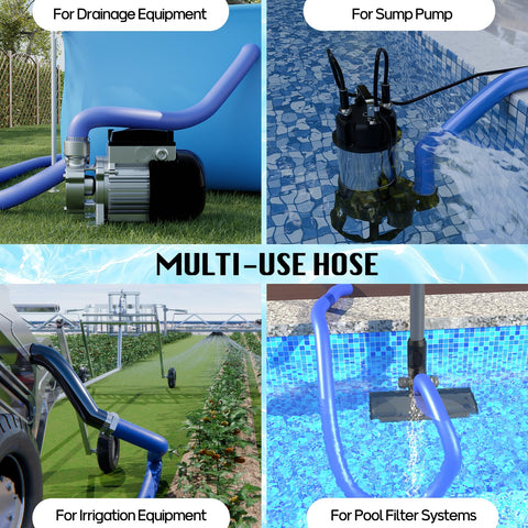 Mosenpol heavy-duty backwash hose suitable for various water tasks