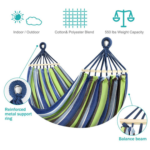 MOSFiATA hammock heavy-duty canvas for durable, skin-friendly use.
