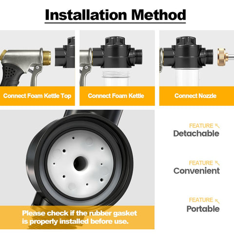 MOSIKEN aluminum alloy handle provides durable, rust-resistant performance
