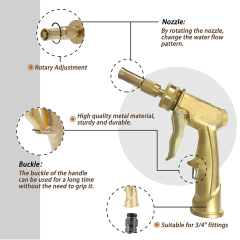MOSIKEN foam gun with soap dispenser for efficient car and patio cleaning.