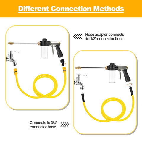 MOSIKEN rust-resistant connectors ensure secure, long-lasting spray connection