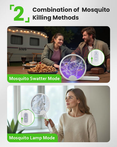 Mosiller 1500mAh battery with USB-C charging for extended pest control sessions.