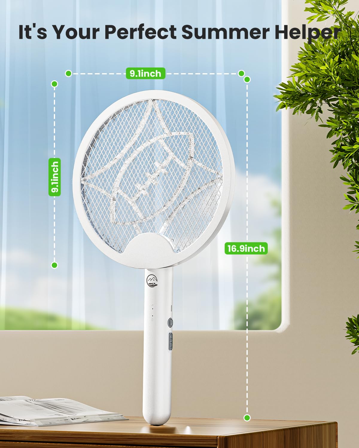 Indoor and outdoor use of Mosiller fly swatter for versatile pest control