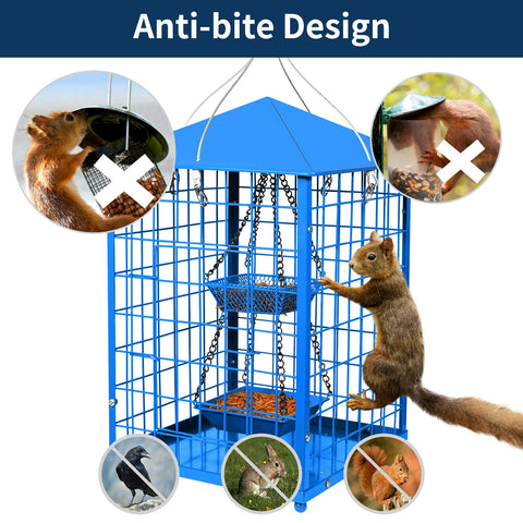 Mosloly Bluebird Feeder interior design for potential DIY mini feeder inserts.