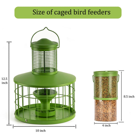 Mosloly weather-resistant lid protects seeds during rain and wind.