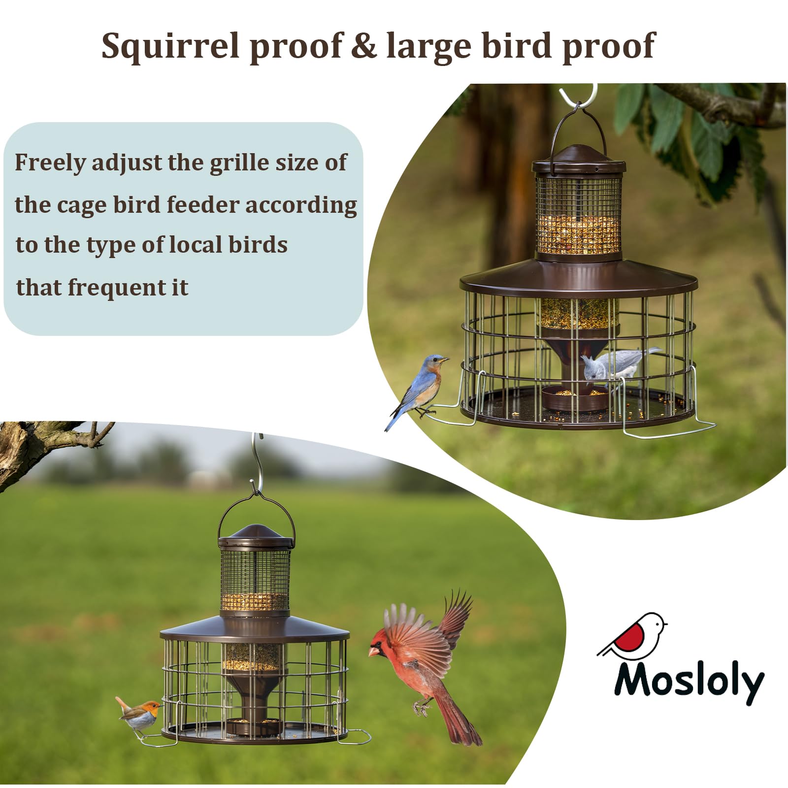 Mosloly tool-free twist-lock design makes maintenance quick and easy.