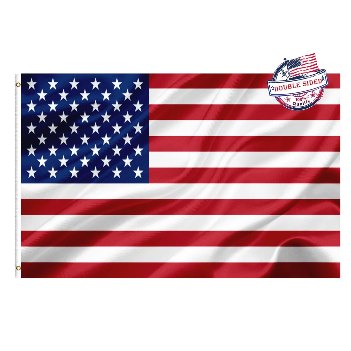 Mosprovie American flag outdoor double-sided 2x3 ready to fly proudly