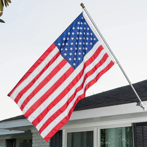 Mosprovie flag with brass grommets for secure hanging on porch