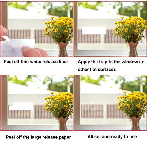Mosqueda waterproof non-toxic trap for damp areas like bathrooms
