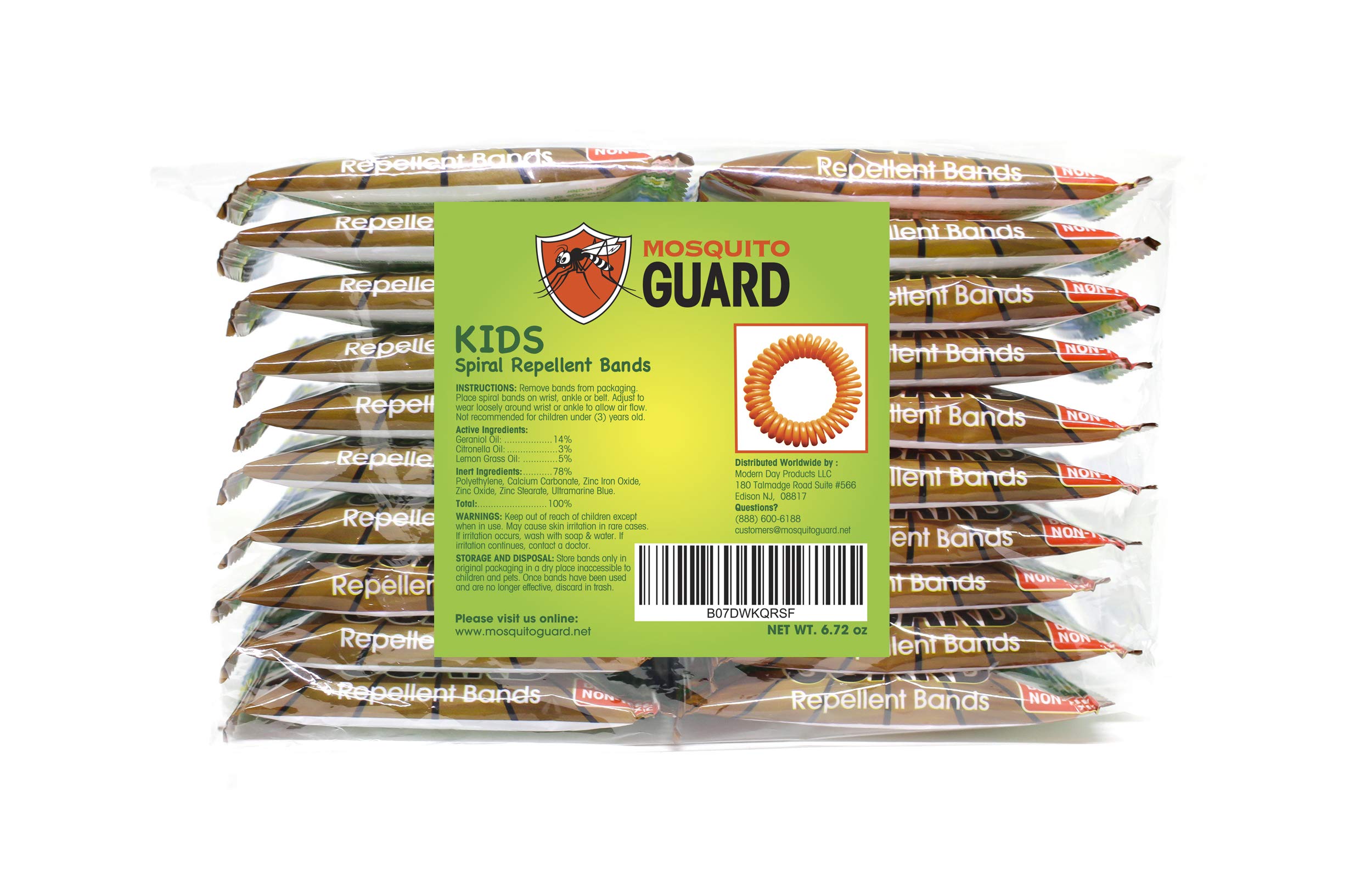 Mosquito Guard DEET-free label highlights kid safe outdoor protection