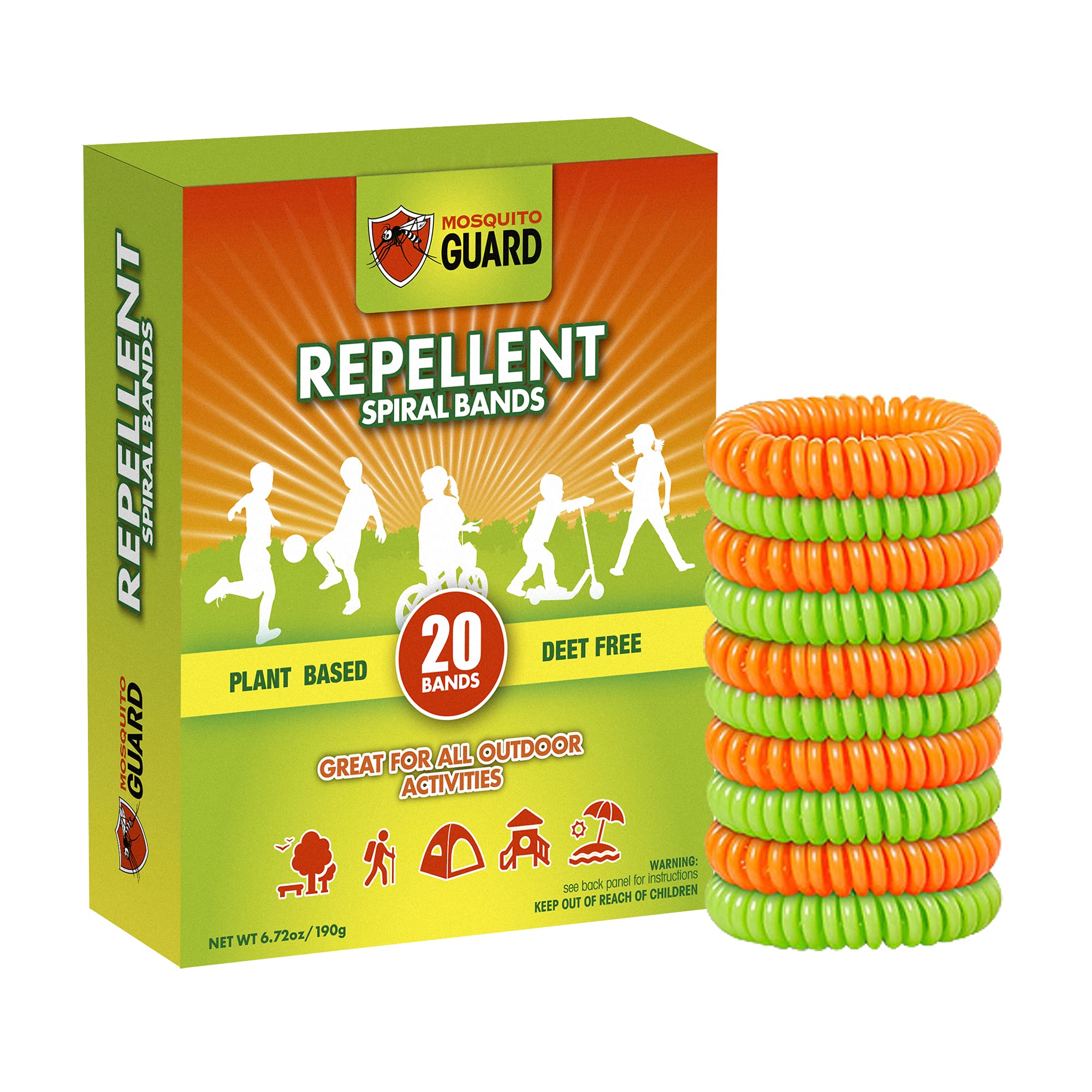 Mosquito Guard kids bracelet close up shows natural repellent for outdoor play