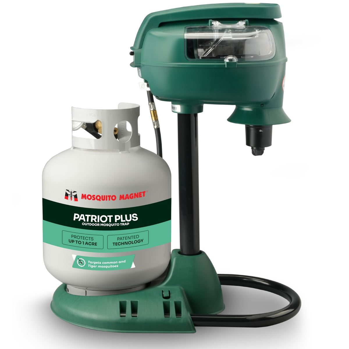 Mosquito Magnet MM4200B Patriot Plus outdoor trap setup protects a yard.