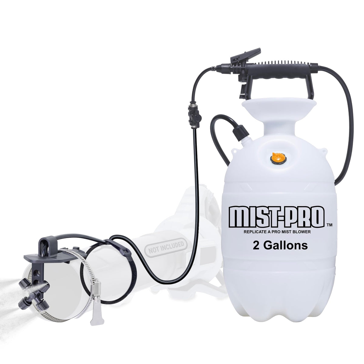 Mosquito Sniper System Mist-PRO+ backpack setup for backyard fogging.