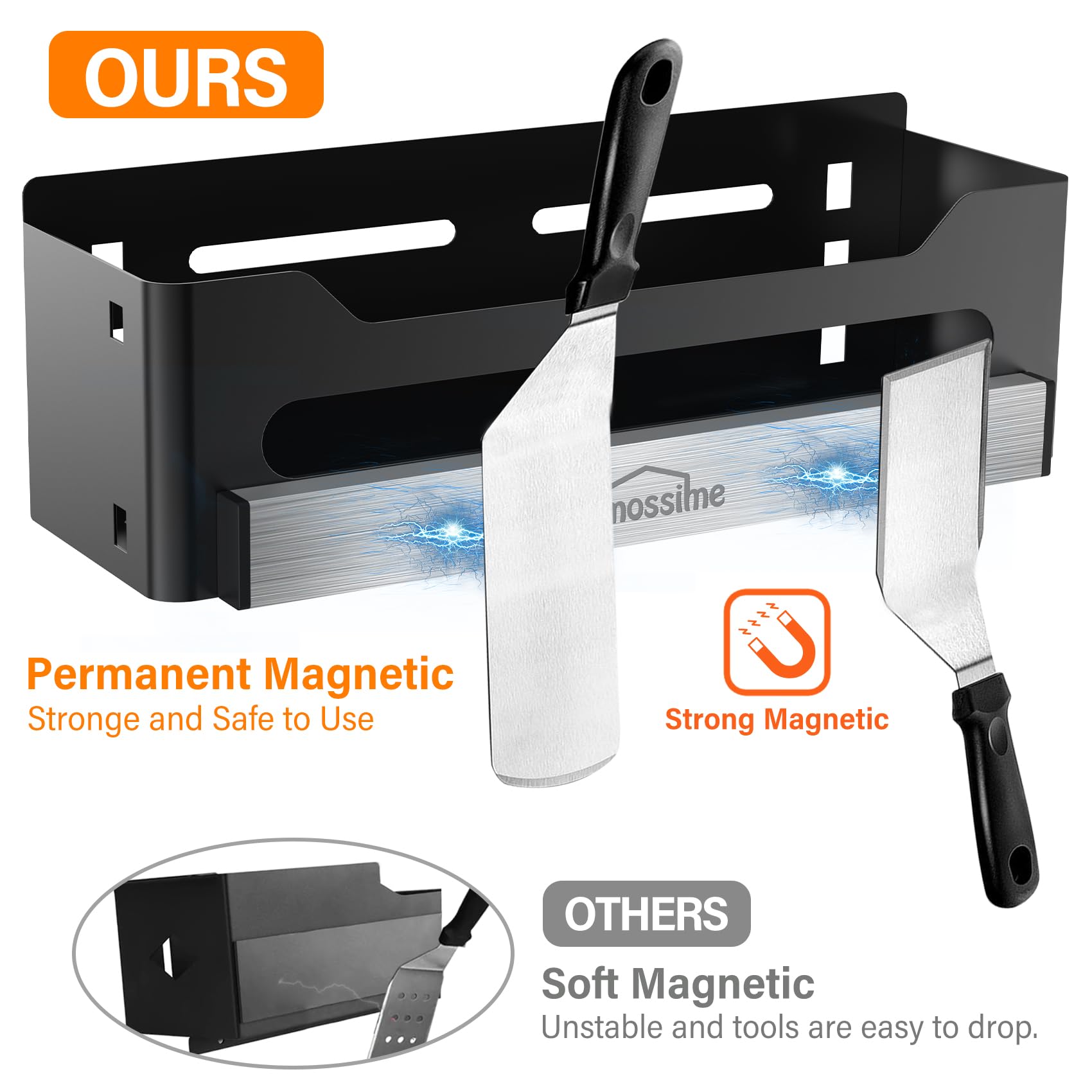 Mossime Griddle Caddy space-saving design reduces clutter on your outdoor station