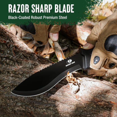 Mossy Oak machete with belt loop for easy access on the go