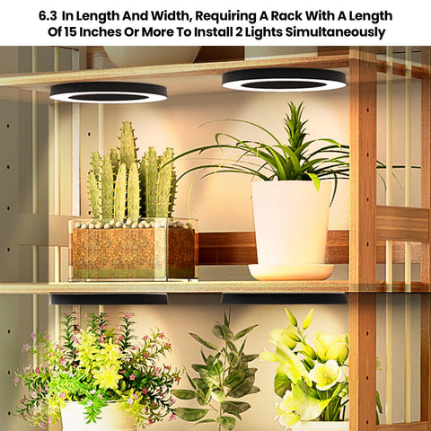 Mosthink ceiling grow light under cabinet mount demonstrates easy installation