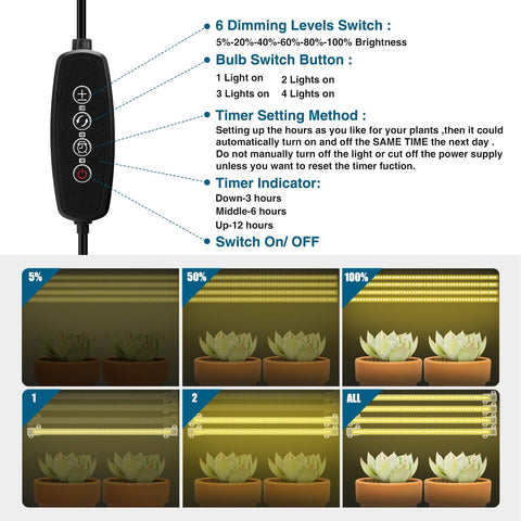 Mosthink Grow Light Strip easy install for quick, flexible indoor setup.