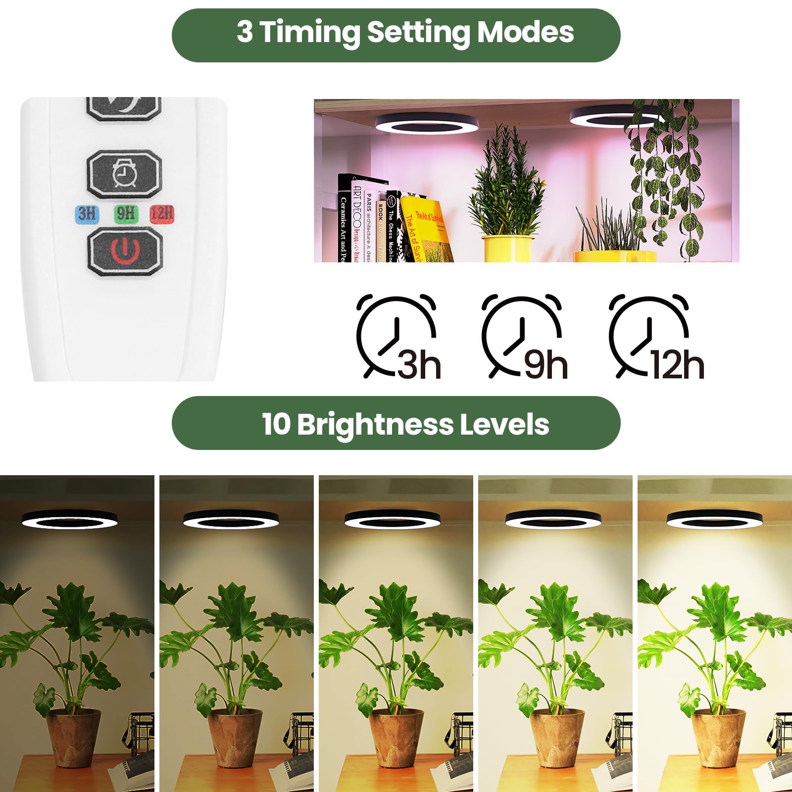 Mosthink ceiling grow light transparent cover close-up enhances diffusion
