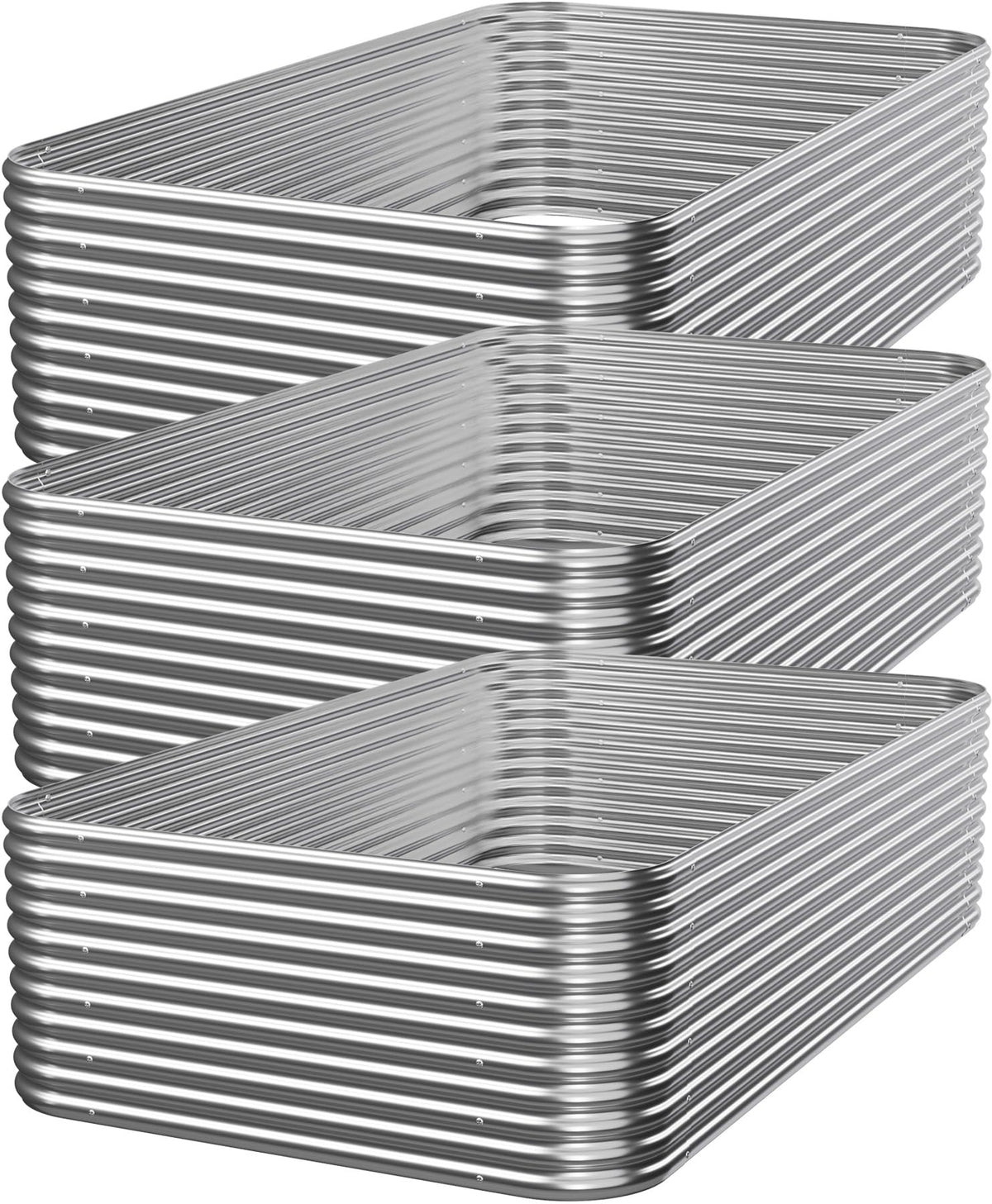 Mostmahes galvanized raised bed tall 4x2ft supports deep roots for vegetables.