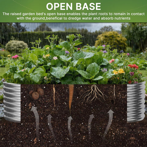 Mostmahes stylish yard decor bed supports diverse plantings in any garden.