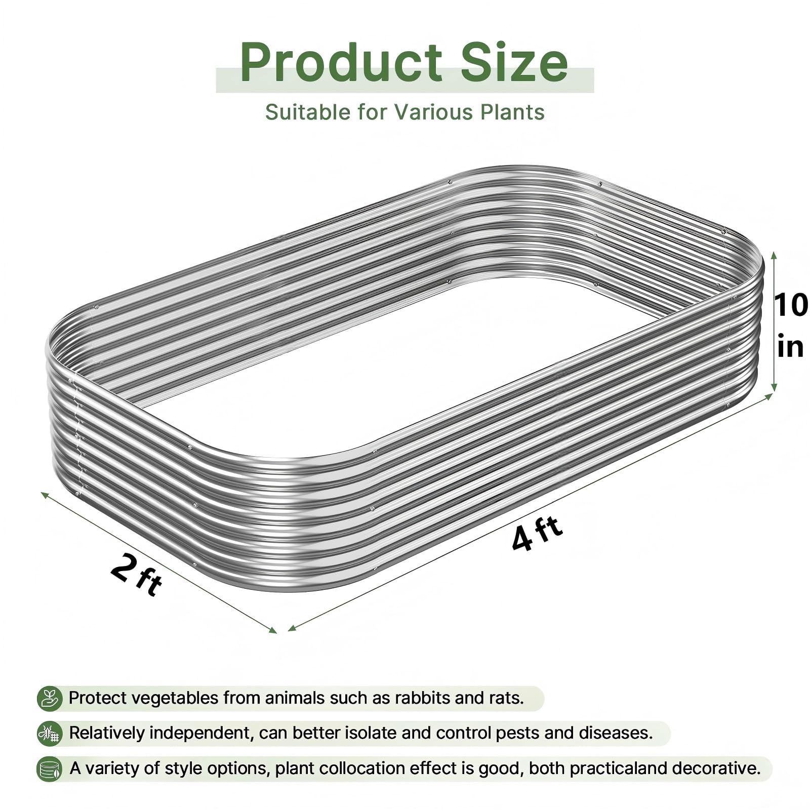 Close-up of galvanized steel with wavy reinforcement for durability.